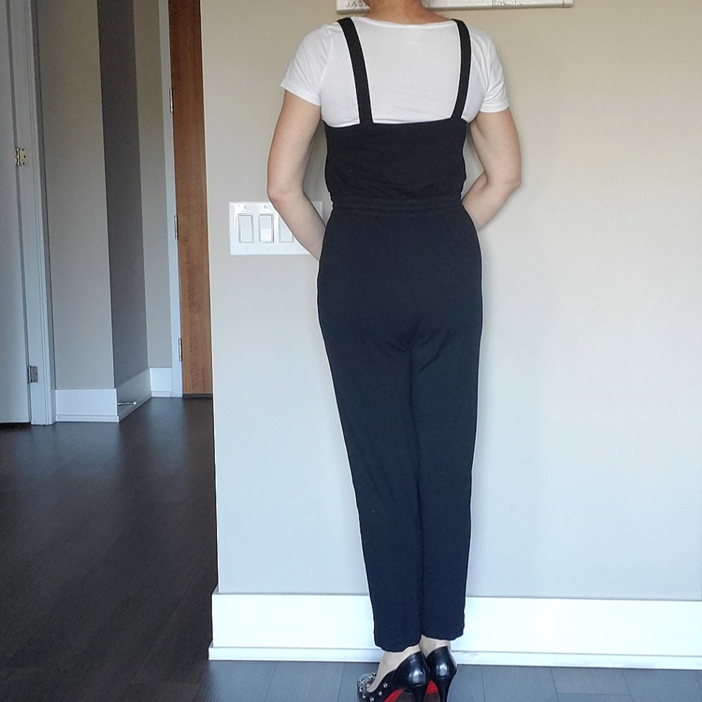 👑 2X HOST PICK 👑 Club Monaco Jersey Fabric Straps Jumpsuit - Picture 2 of 12